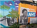 SP0589 : Detail of Windrush NHS 1948 mural in Lozells, Handsworth by A J Paxton