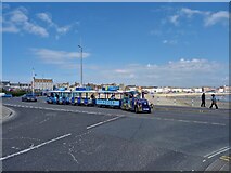SY6878 : Road train on the seafront at Weymouth by Basher Eyre