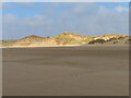 SD2706 : Sand dunes and flat sand, Formby Point by David Hawgood