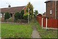 Public Footpath heading North off Church Lane, Swillington