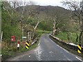 B8007 crossing Allt Mor at Laga