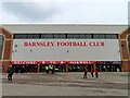 The rear of the South Stand at Oakwell