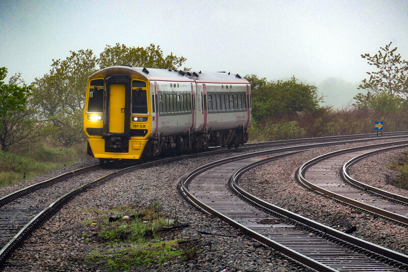 A Transport For Wales Train Arriving At © John Lucas Geograph 6427