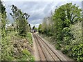 Railway south of Bedworth station