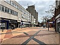 Pedestrianised shopping street