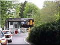 Passing train at Norbury Hollow