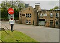 Eye-catching sign at Dog Lane, Stainland