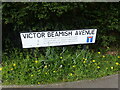 Sign for Victor Beamish Avenue