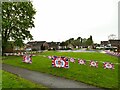 Coronation bunting, Dorfold Close, Sandbach