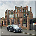 The rear of Forest Fields Primary School