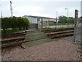 Level crossing with heavy duty gates, Port of Felixstowe