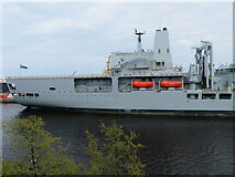 NT2677 : 'RFA Fort Victoria'  [A 387] at Leith by M J Richardson