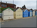 Beach huts on Promenade, Felixstowe