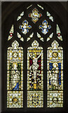 TF0658 : East window, Holy Cross church, Scopwick by Julian P Guffogg
