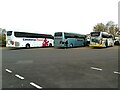 NY3268 : Gretna Green Coach Park by Stephen Armstrong