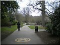TQ2887 : Footpath into Waterlow Park, Highgate (1) by Richard Vince
