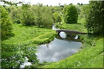 SK2366 : The River Wye below Haddon Hall by Philip Halling