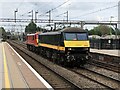 Class 90 locomotives at Northampton