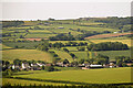 A view towards the hamlet of Hiscott