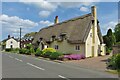 TL4238 : Thatched cottage on Heydon Road by Philip Jeffrey