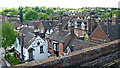 Bewdley rooftops near Wribbenhall in Worcestershire