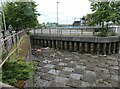 Tidal mudflats at Dunston Staiths