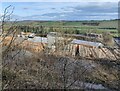 Fencing company at Coates Quarry