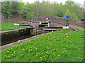 SE1719 : Huddersfield Broad Canal - lock No. 3 and bridge No. 5 by Chris Allen