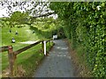 Public footpath across Stand Golf Course