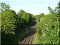 Railway towards Ipswich