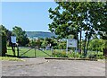 Northern entrance to Meadow Road Playing Field, Stonehouse, Gloucestershire