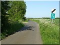 Church Lane leaving Hemingstone