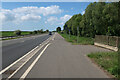 TL3367 : Cyclepath by the A1307 (A14 as was) by Hugh Venables
