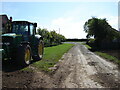 Looking  back  to  Hull  Road