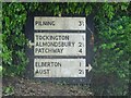 Old Roadsign, Haw Lane, Olveston