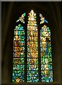 SO8932 : Tewkesbury Abbey - Modern Stained Glass - "Prayer" by Rob Farrow