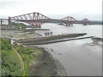 NT1280 : Piers at North Queensferry by Oliver Dixon