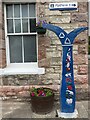 National Cycle Network Milepost at Aberdour Station