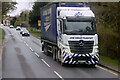 SP2645 : HGV on the A428 at Halford by David Dixon