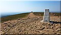 SD8041 : Trig Point at the Summit of Pendle Hill by Anthony Parkes