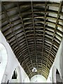 SW8956 : St Enoder - North Aisle roof by Rob Farrow