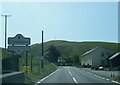 A44 at Ceredigion county boundary