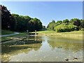 Ornamental lake in Tupgill Park