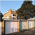 SP3777 : Flats and garages on Sam Gault Close, Binley by A J Paxton