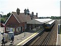 SY9188 : Wareham railway station by Malc McDonald