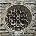NT9260 : A rose window at Ayton Parish Church by Walter Baxter