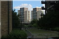 View of Brunel Street Works from Orchard Place