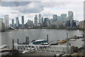 View of Canary Wharf from the lighthouse