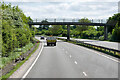 Farm Accommodation Bridge across the A5 near Bicton Heath