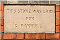 TQ5846 : Foundation stone, Tonbridge Youth Hub by Ian Capper